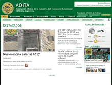 Tablet Screenshot of aoita.org.ar